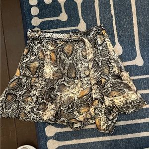 Animal Print Zara Skirt size xs